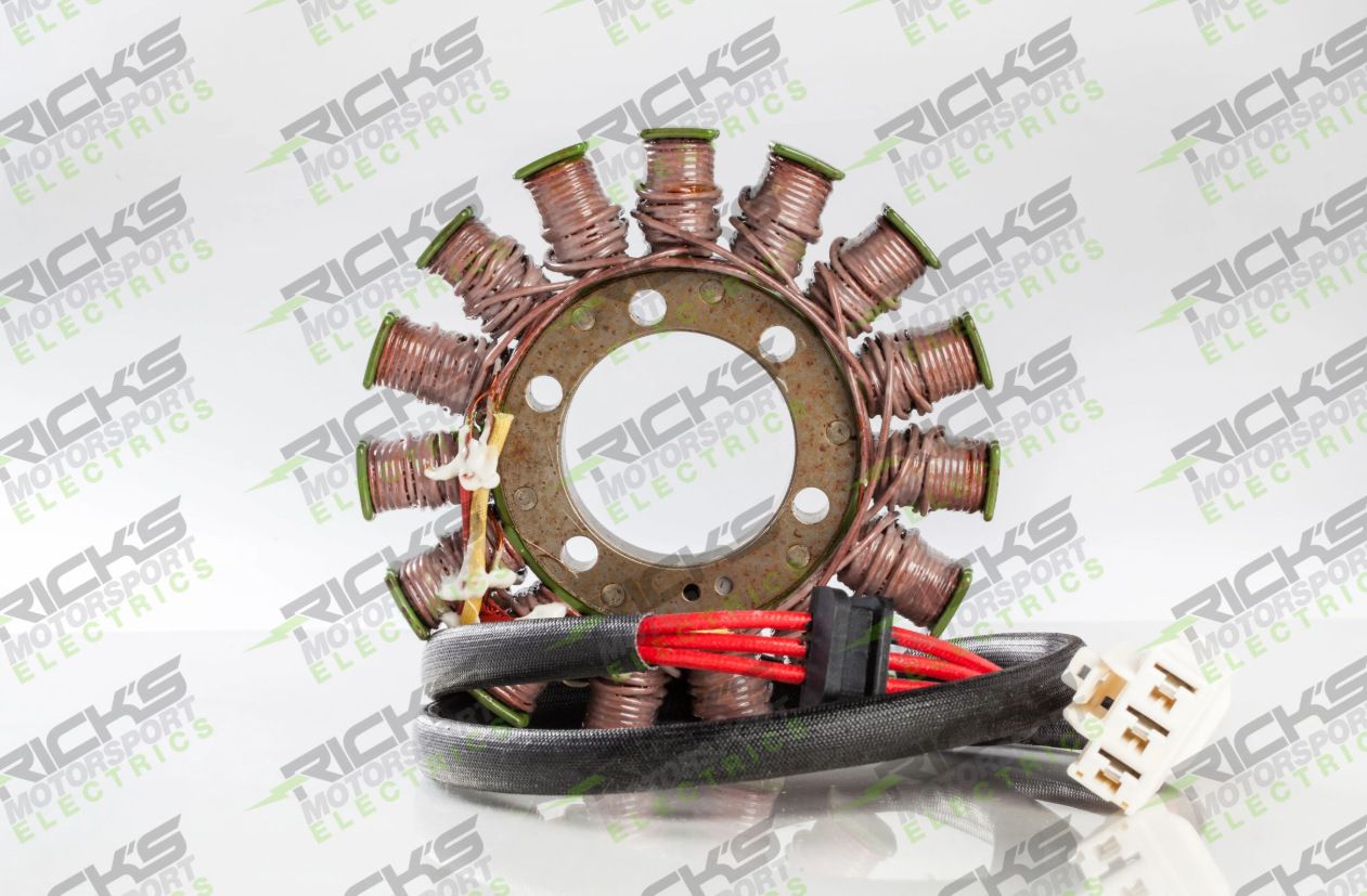 Rick's Motorsports Electrics Universal OEM Style Stator for Kawasaki ZX-14 '06-11, ZX-14R '11-20 Rick's Motorsports Electrics Universal OEM Style Stator for Kawasaki ZX-14 '06-11, ZX-14R '11-20